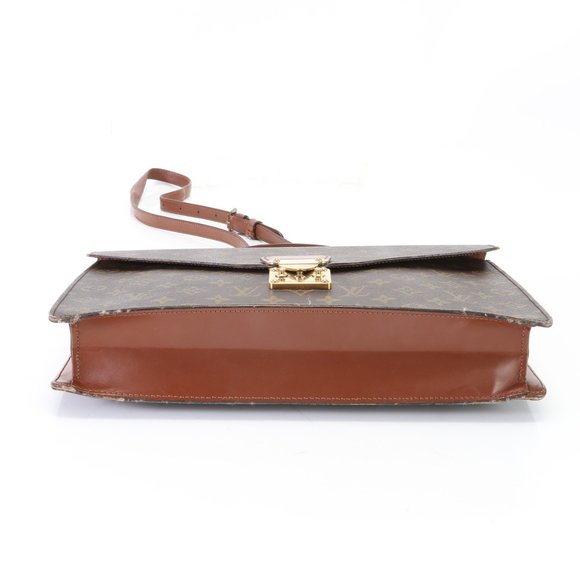 Louis Vuitton Monogram Porte Document Bandouliere M53338 Bag Shoulder Men's - Picture 8 of 14